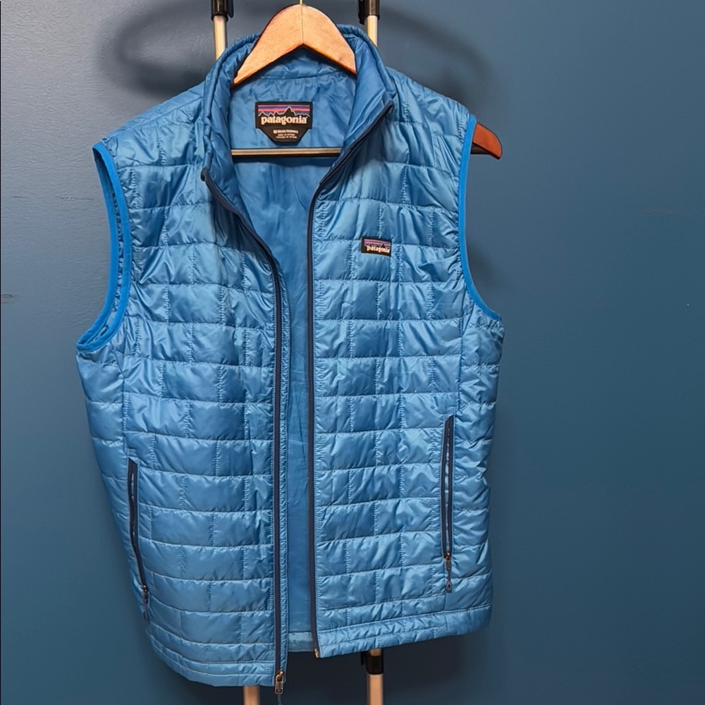 Patagonia Blue Quilted Vest